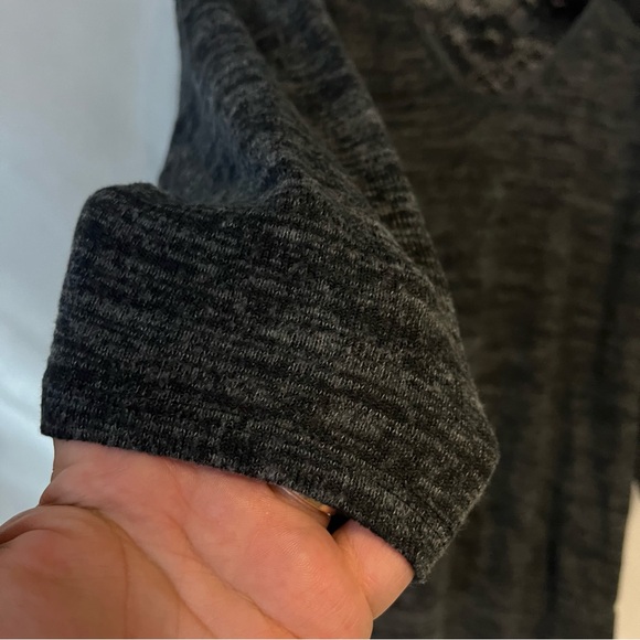 Torrid Relaxed Fit Super Soft Plush V-Neck Lace Yoke Dolman Top XL - Picture 7 of 14